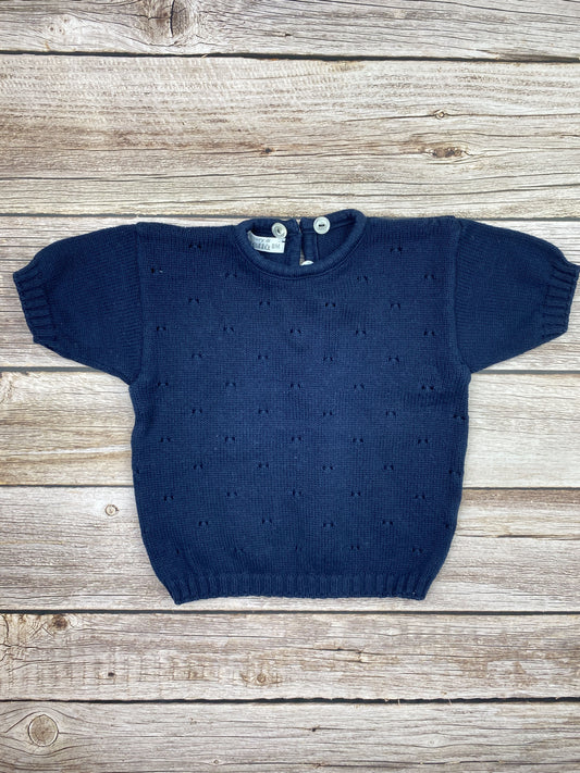 Maglione manica corta in cotone