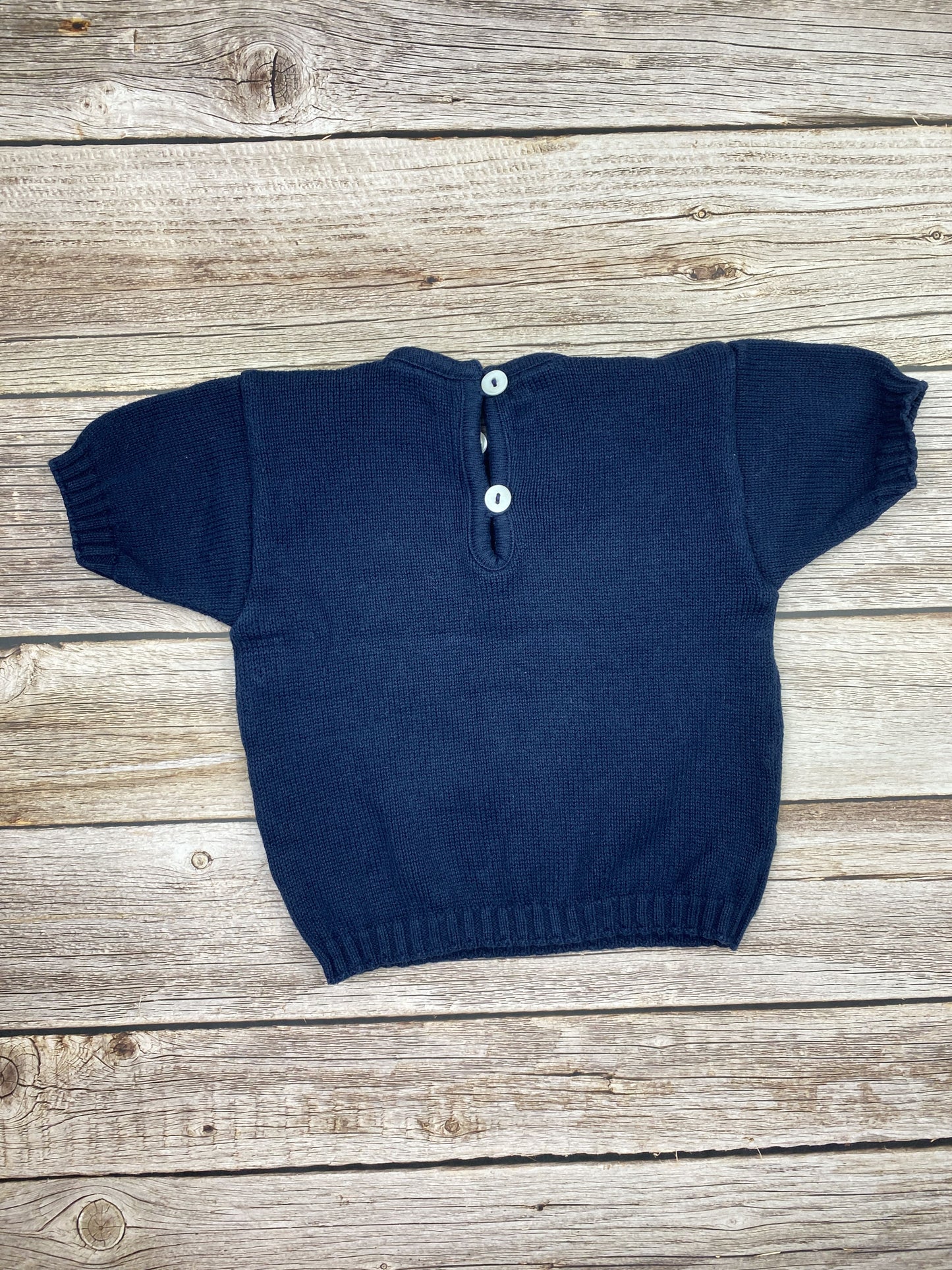Maglione manica corta in cotone