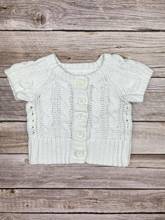 Maglione manica corta in cotone