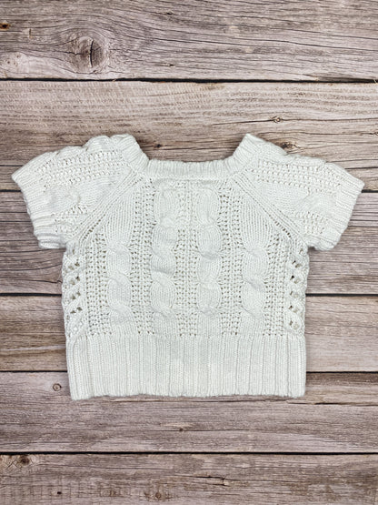 Maglione manica corta in cotone