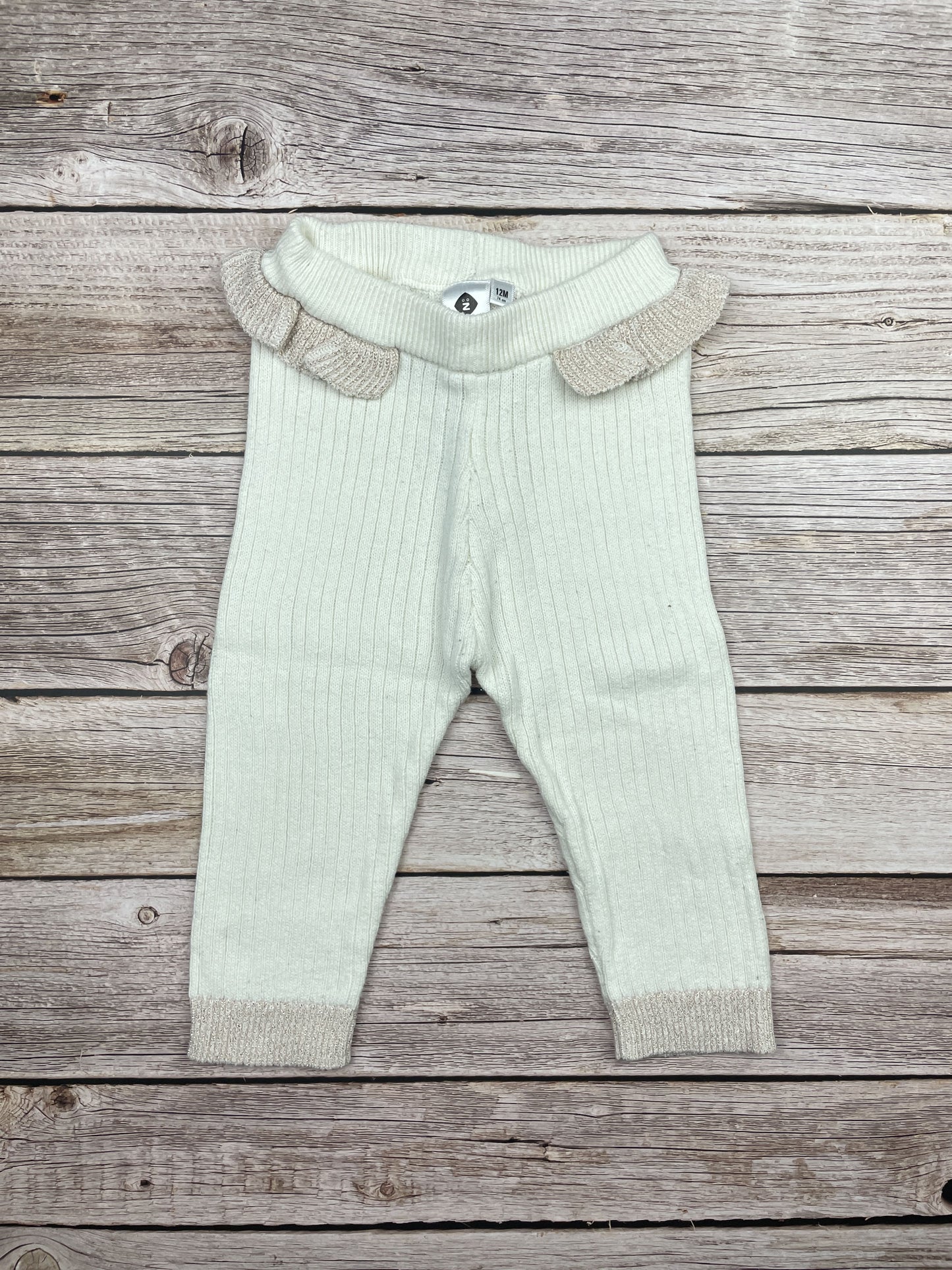 Pantalone leggins in maglia di cotone