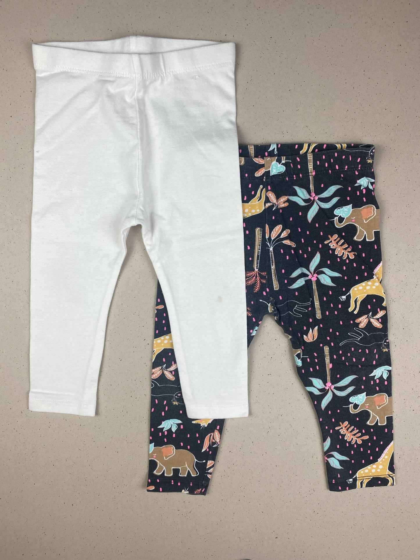 Set due pantaloni leggins