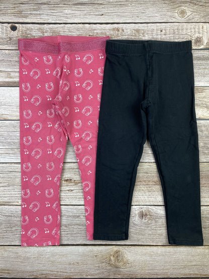 Set due pantaloni leggins