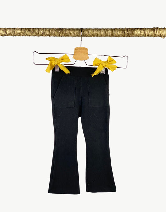 Pantalone leggings a campana