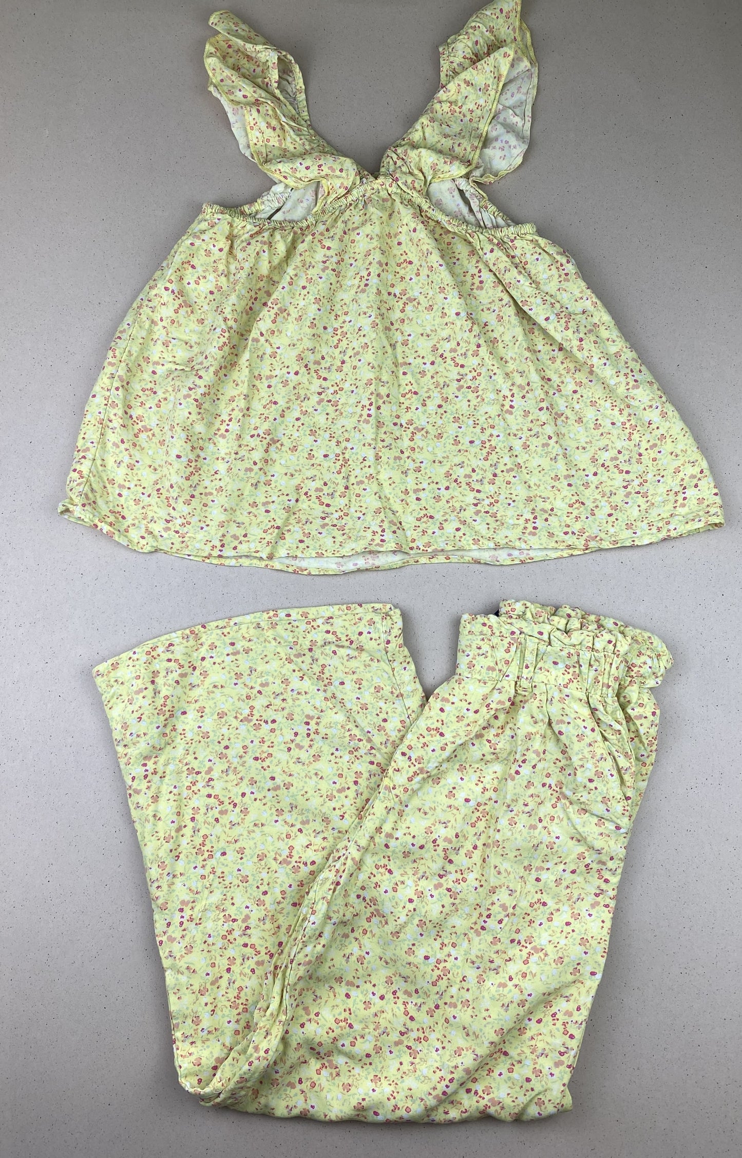 Set pantalone e canotta in viscosa