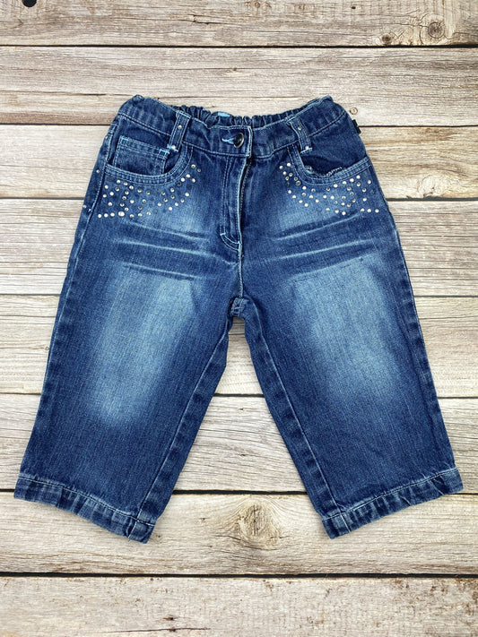 Pantalone in jeans al ginocchio