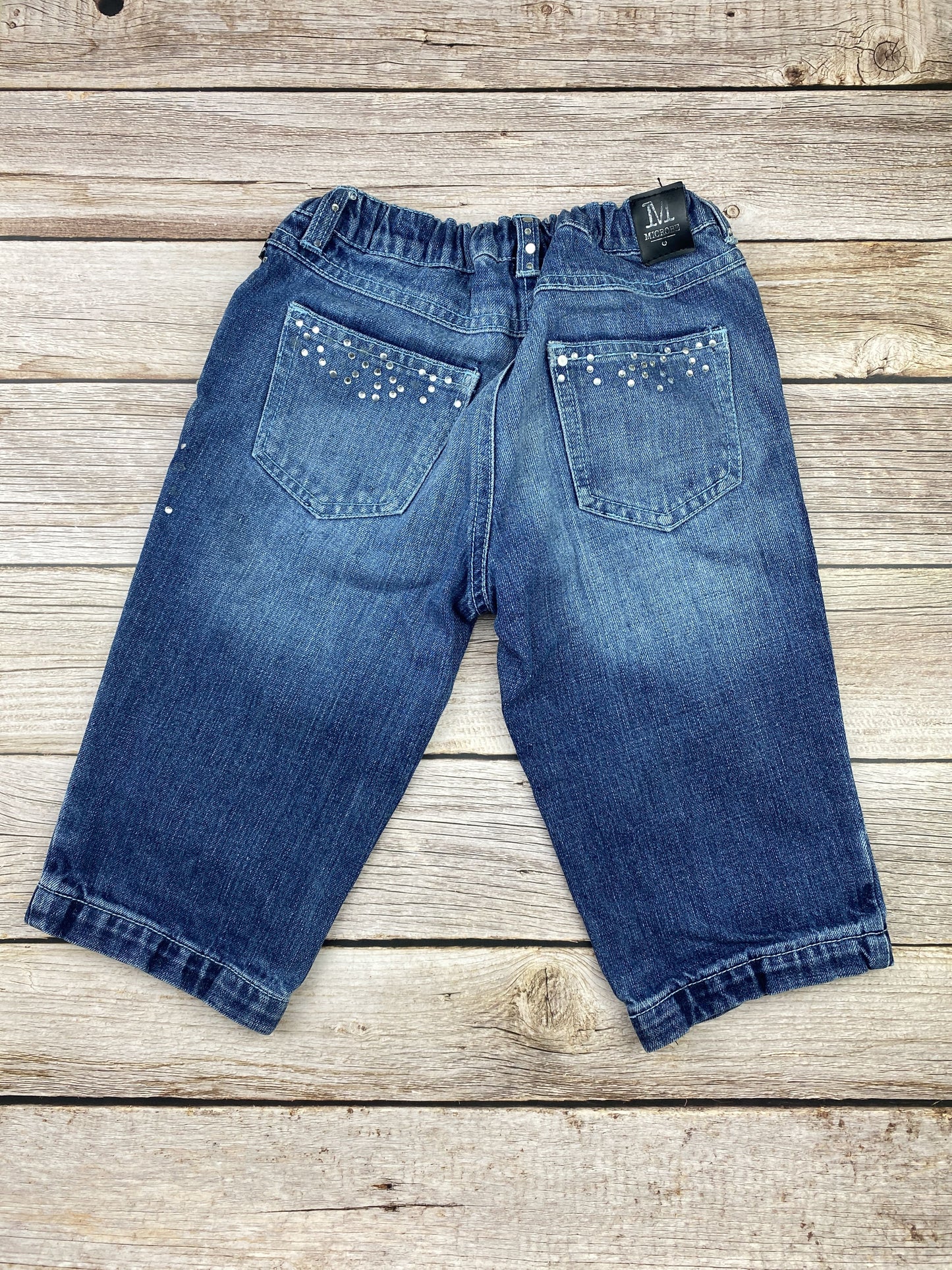 Pantalone in jeans al ginocchio