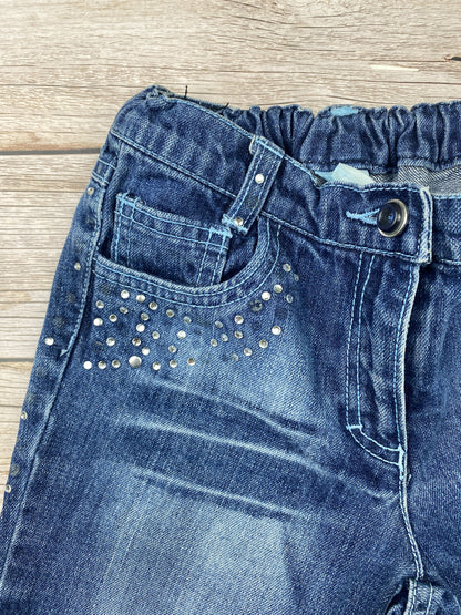 Pantalone in jeans al ginocchio