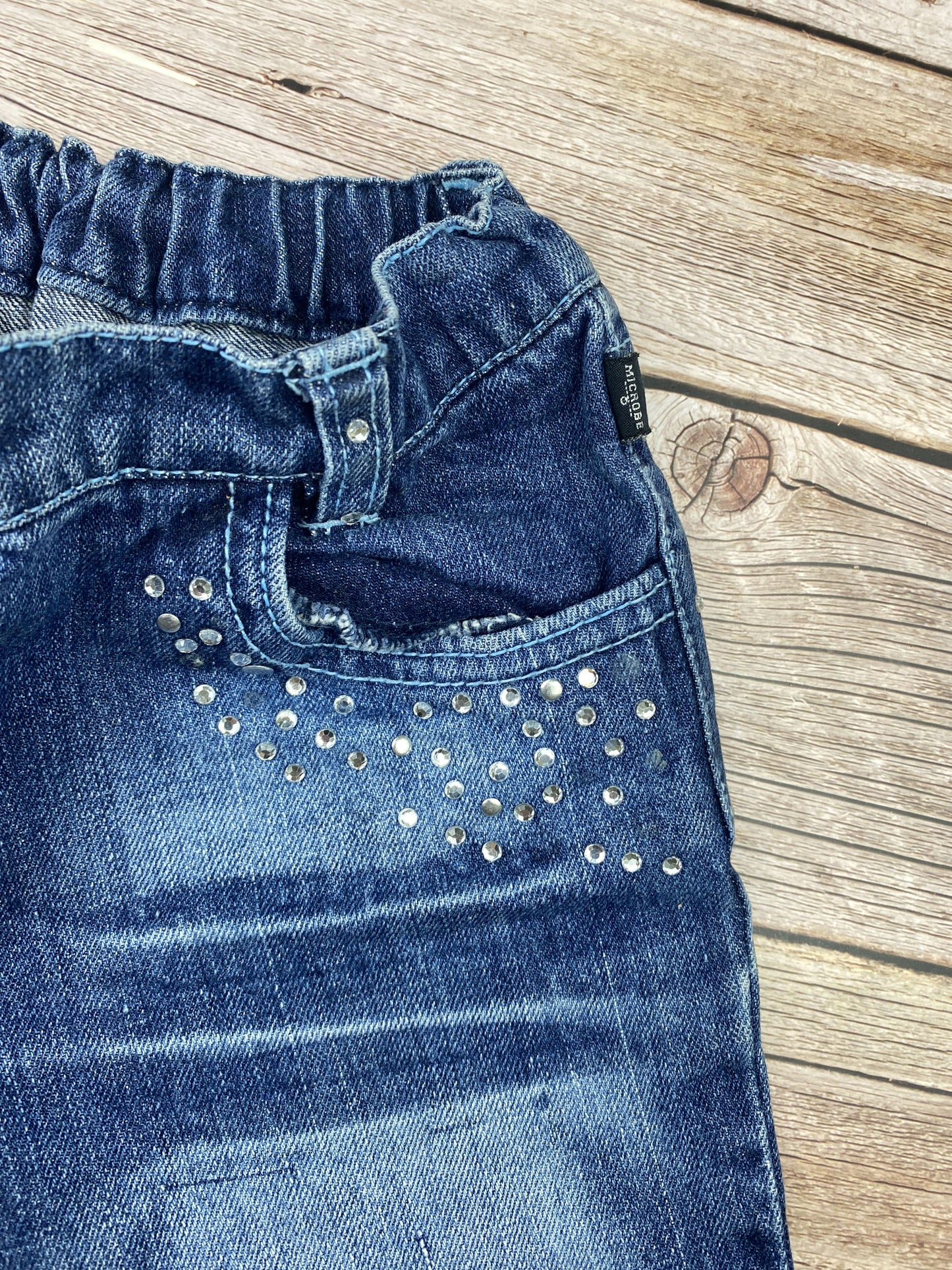 Pantalone in jeans al ginocchio