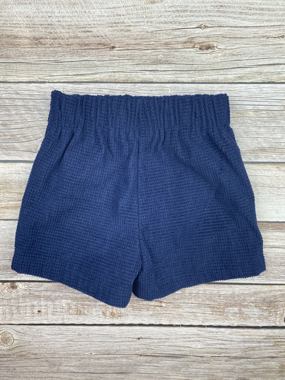 Pantaloncino in misto cotone effetto ciniglia