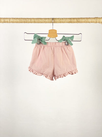 Pantaloncino in tela di cotone