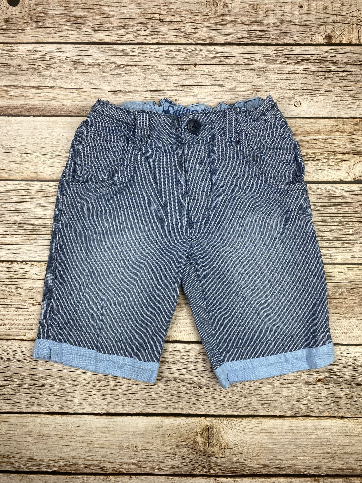 Pantaloncino in tela di cotone