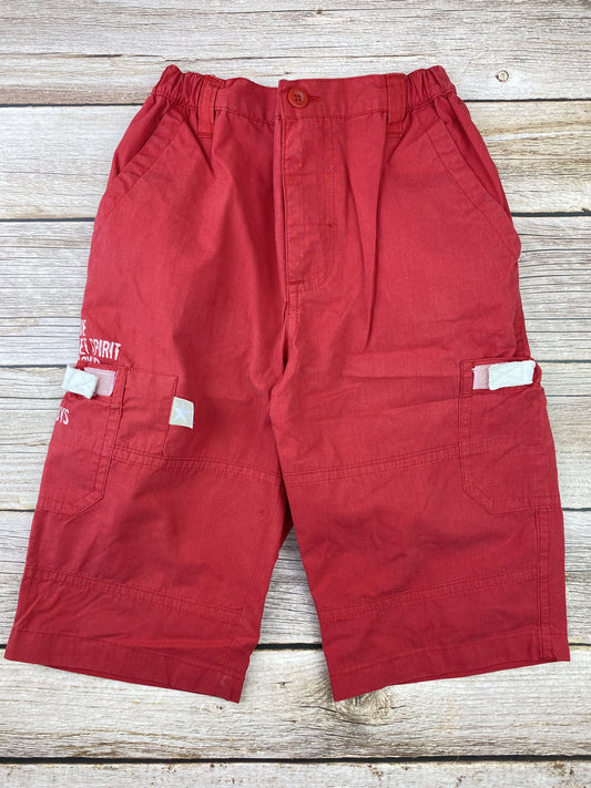 Pantaloncino al ginocchio in tela di cotone
