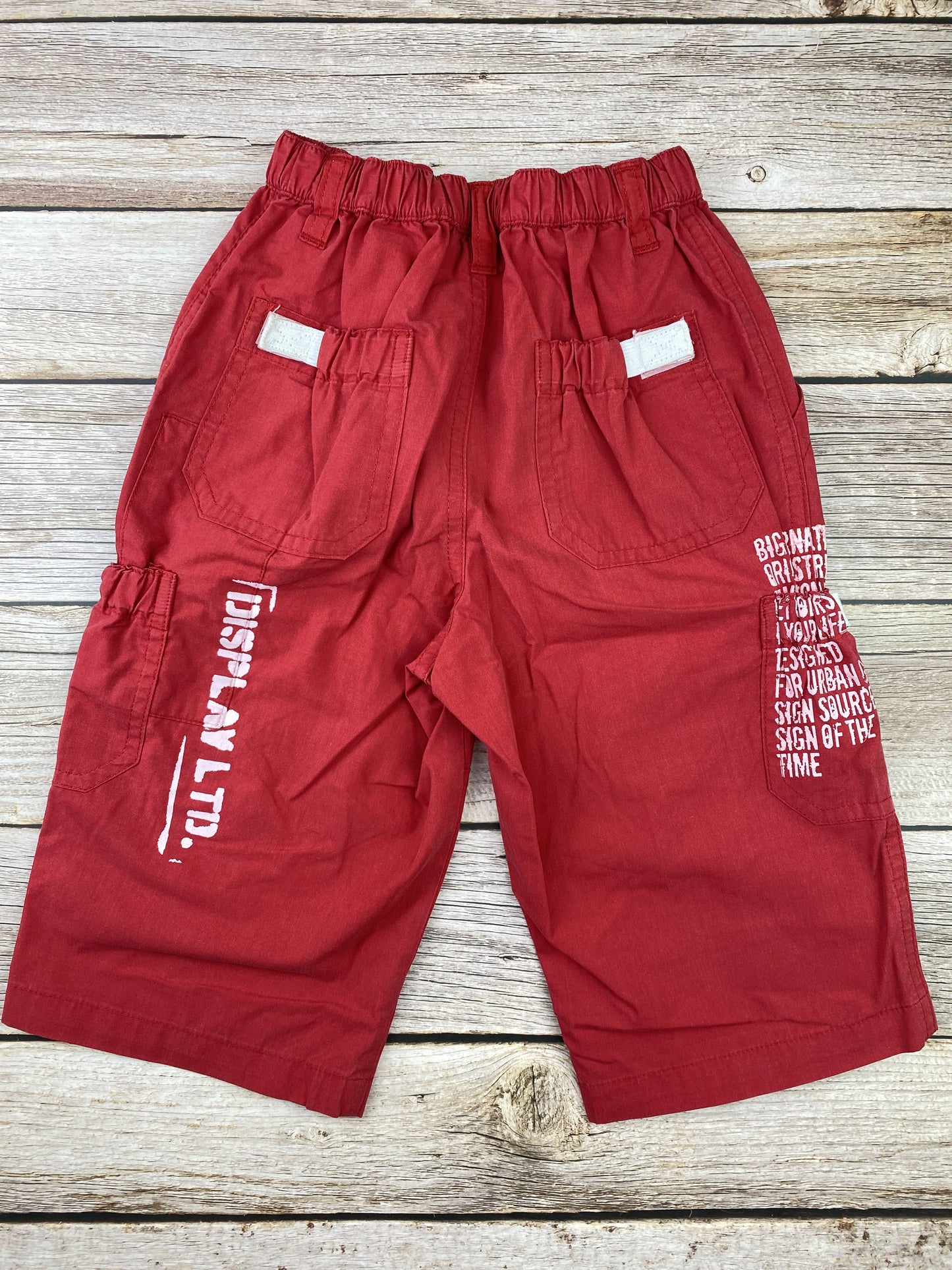 Pantaloncino al ginocchio in tela di cotone