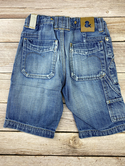 Pantaloncino al ginocchio in jeans