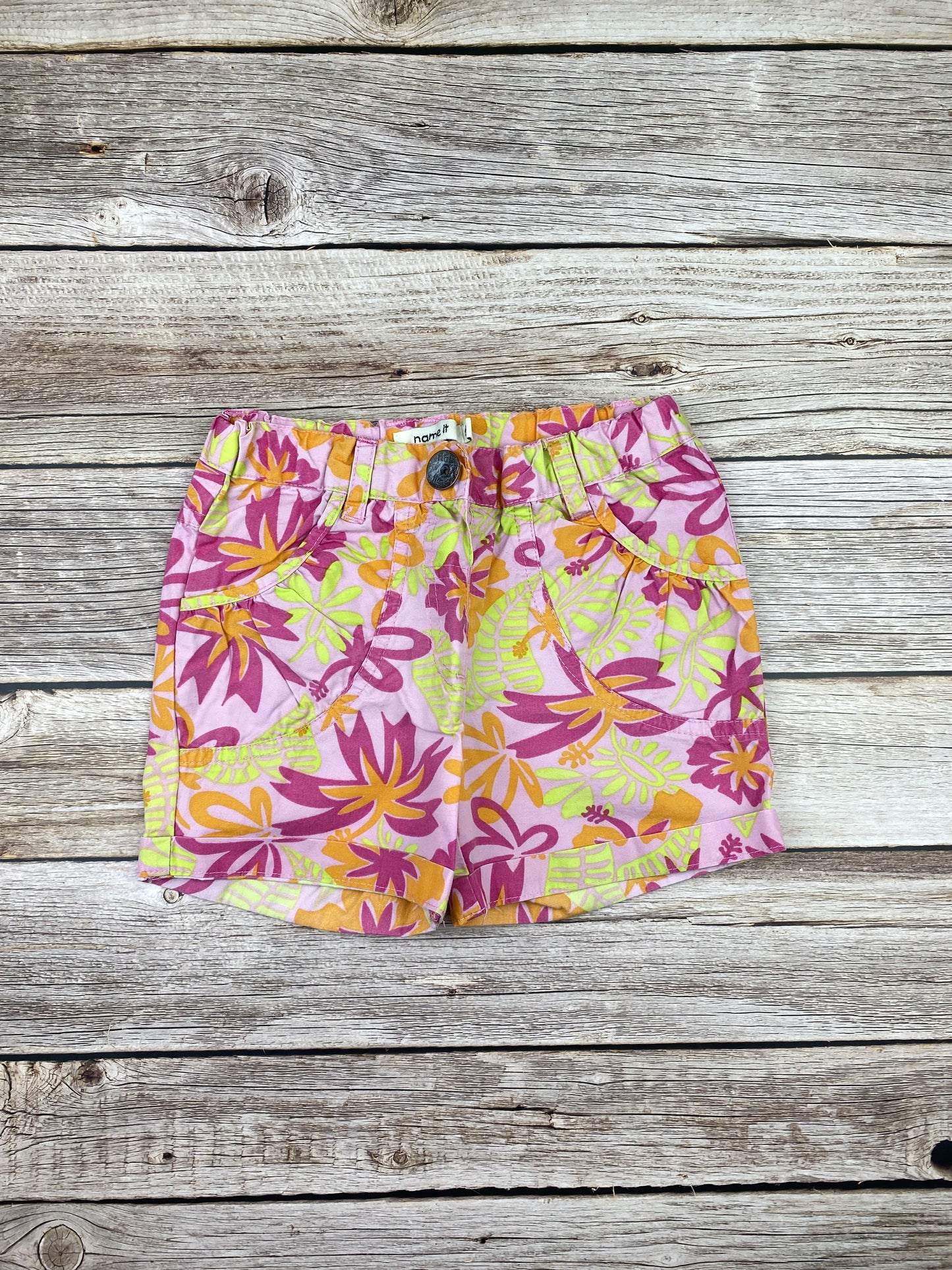 Pantaloncino in tela di cotone