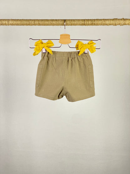 Pantaloncino in misto lino