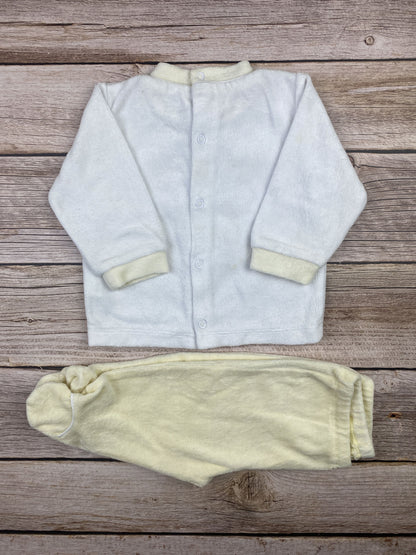 Set felpa girocollo e pantalone