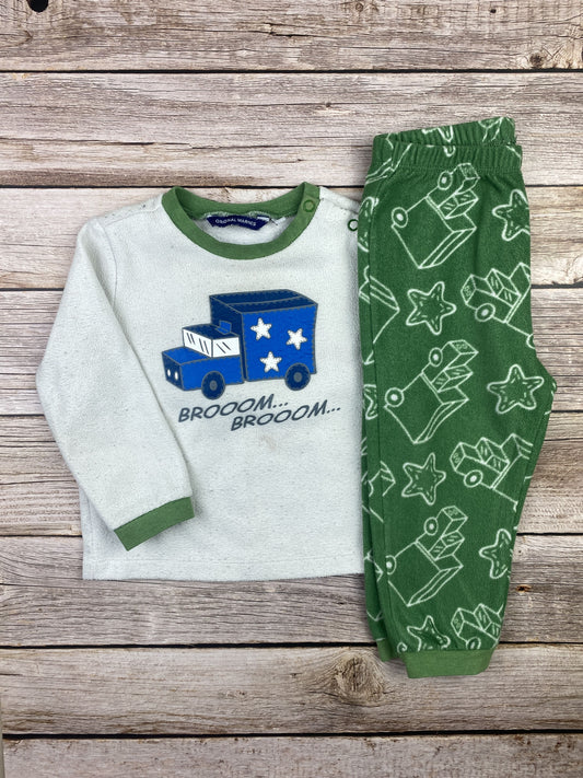 Set felpa girocollo e pantalone