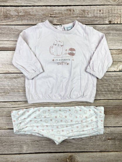 Set t-shirt manica lunga e pantalone