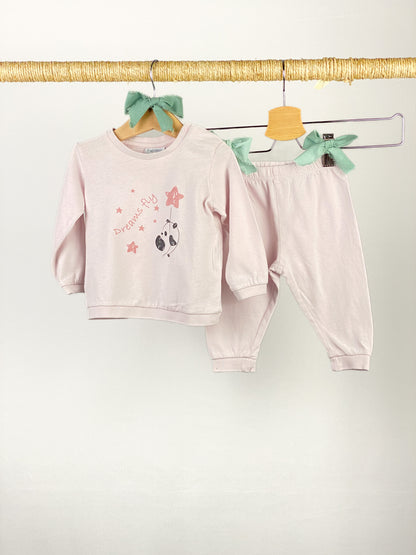 Pigiama con t-shirt e pantalone corti