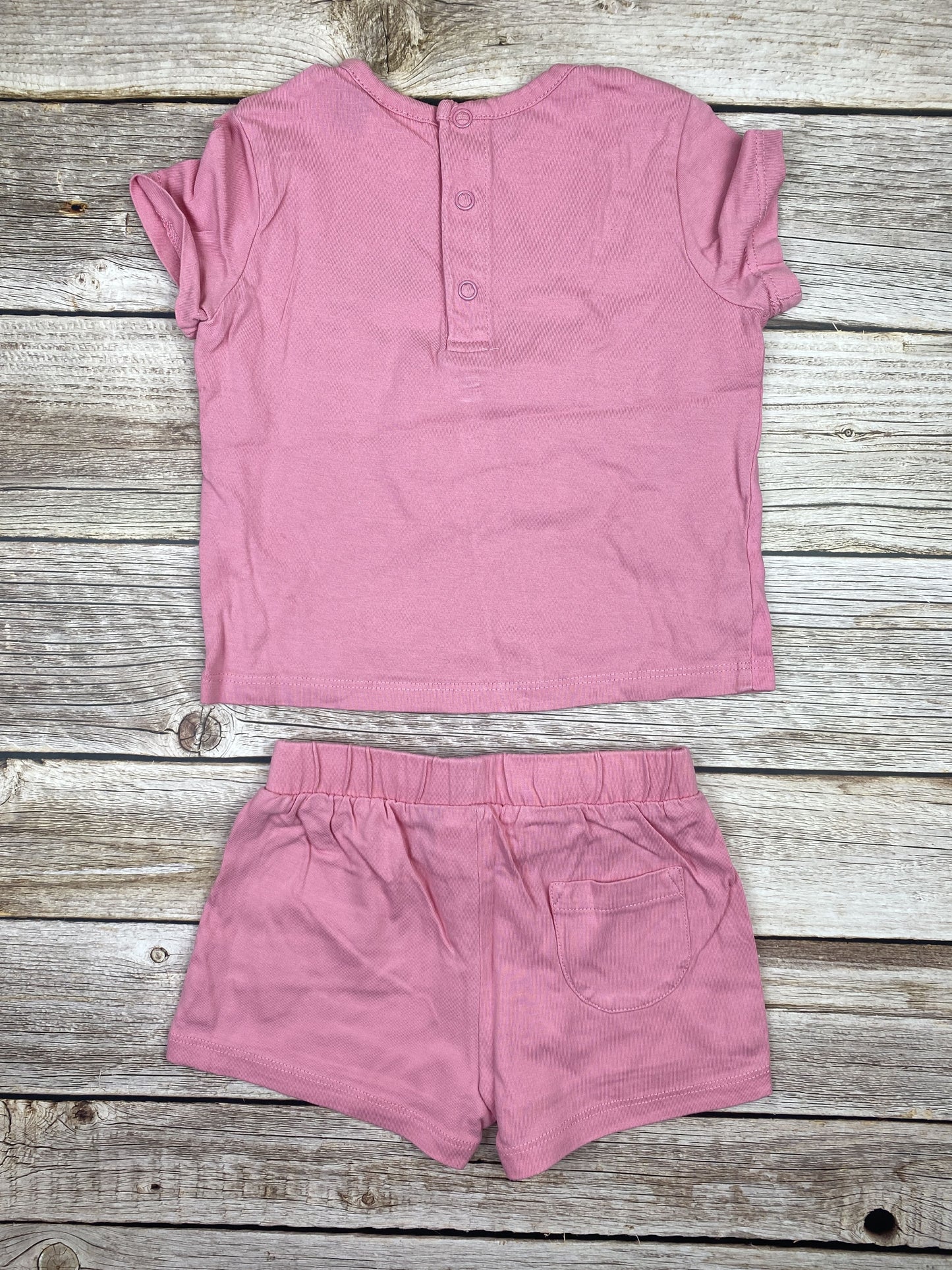 Set t-shirt manica corta e pantaloncino