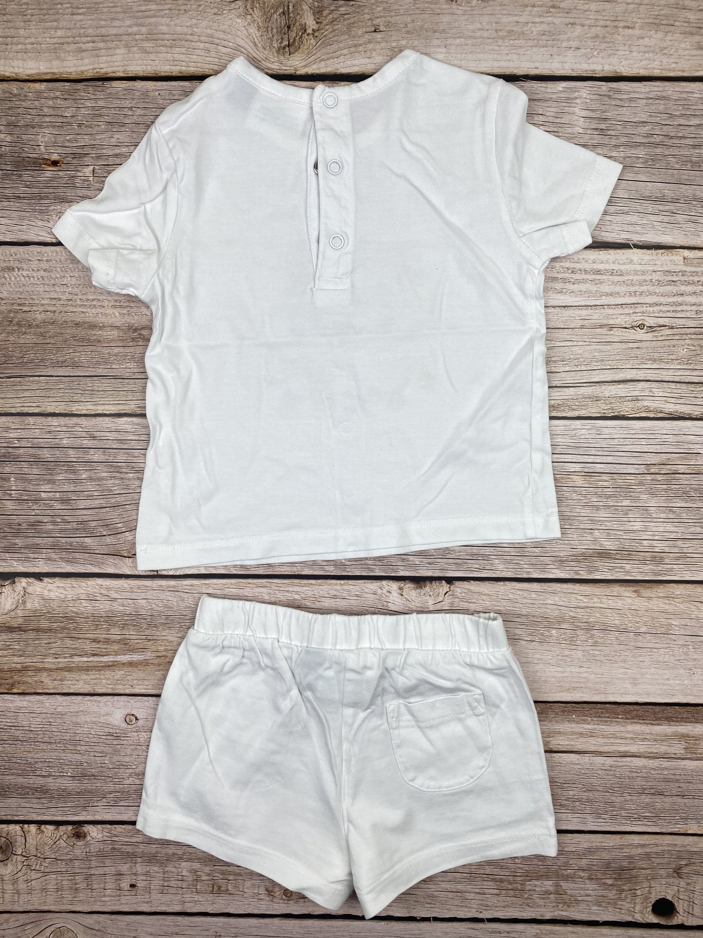 Set t-shirt manica corta e pantaloncino