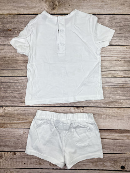 Set t-shirt manica corta e pantaloncino