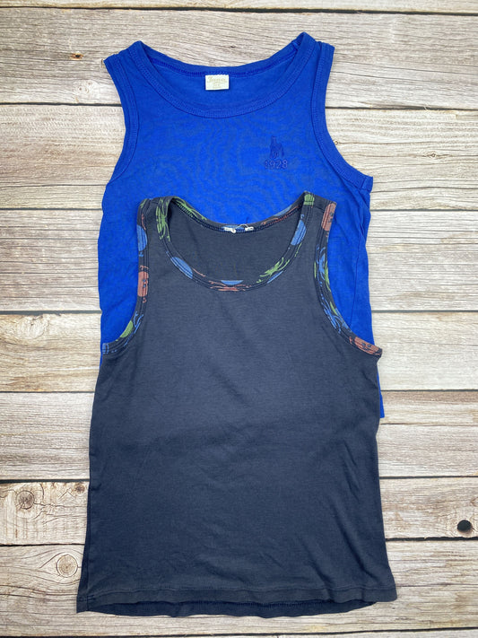 Set due t-shirt senza manica