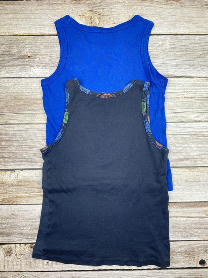Set due t-shirt senza manica