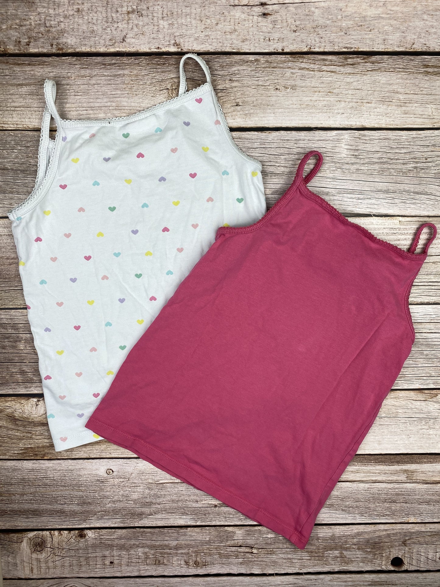 Set due t-shirt senza manica