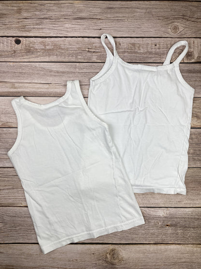 Set due t-shirt senza manica