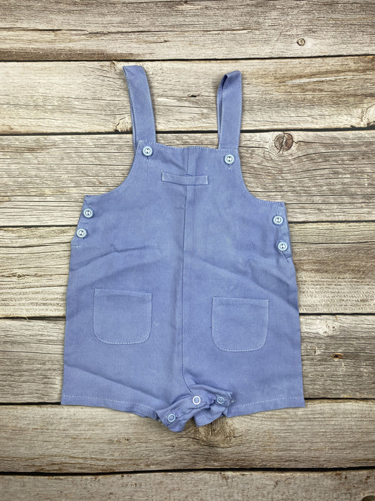 Salopette in cotone con pantalone corto