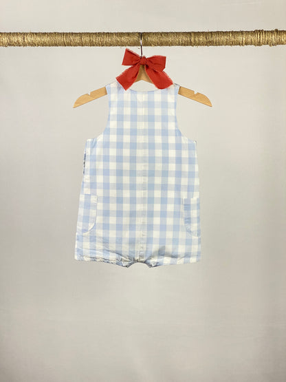 Salopette con pantalone corto