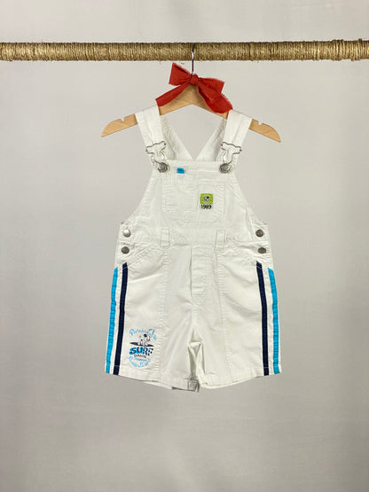 Salopette con pantalone corto