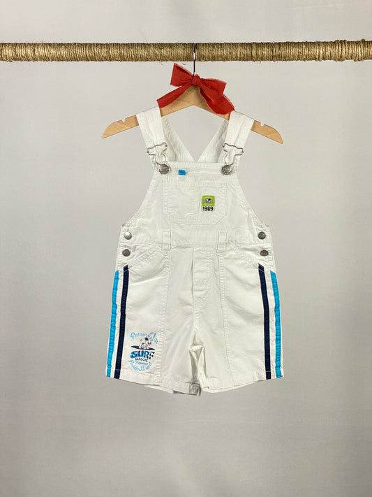 Salopette con pantalone corto