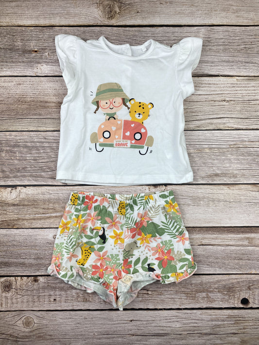 Set T-shirt manica corta e pantalone