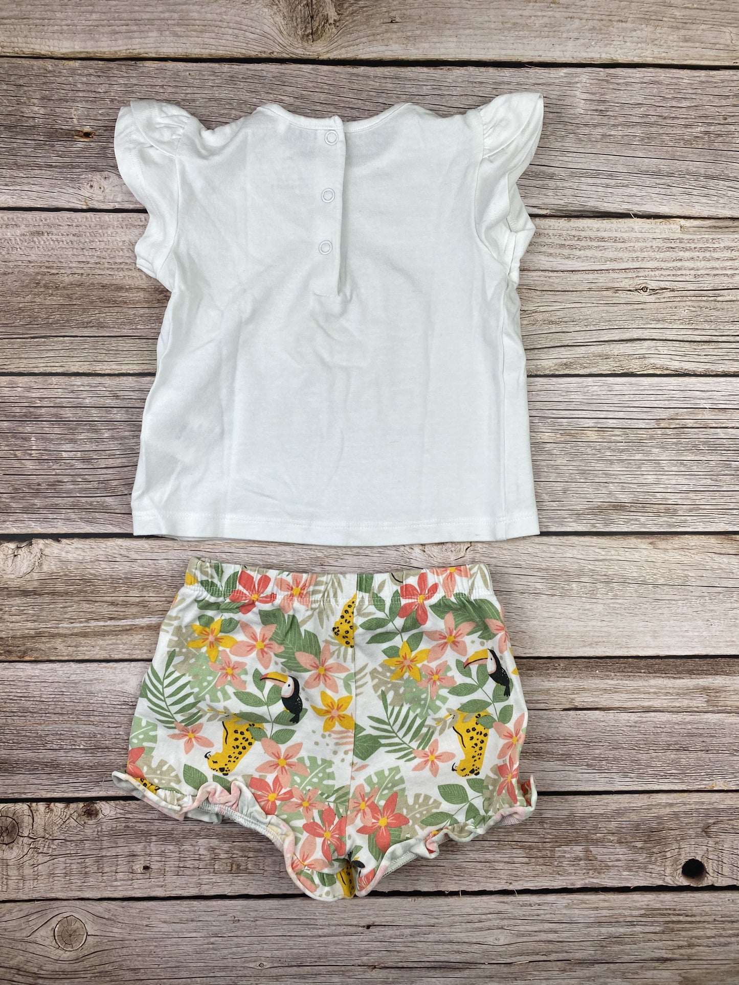 Set T-shirt manica corta e pantalone