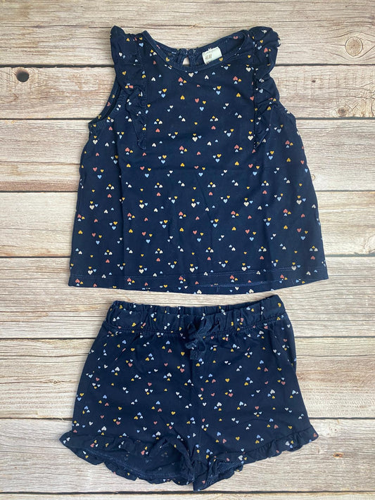 Completo top e pantaloncini