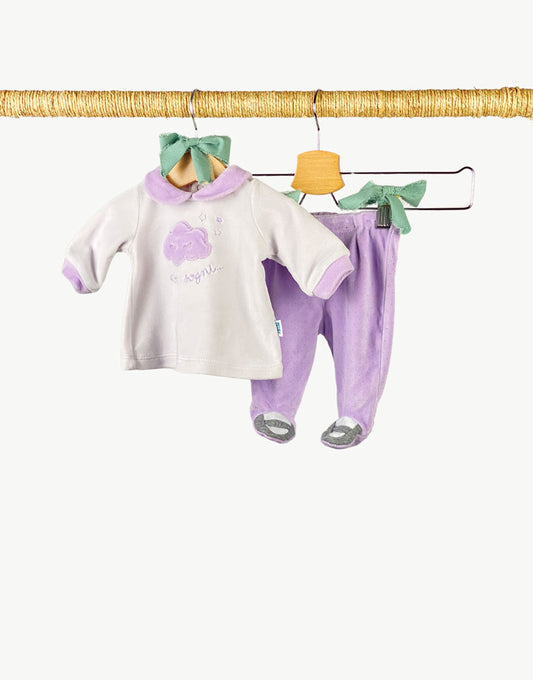 Set con felpa e pantalone
