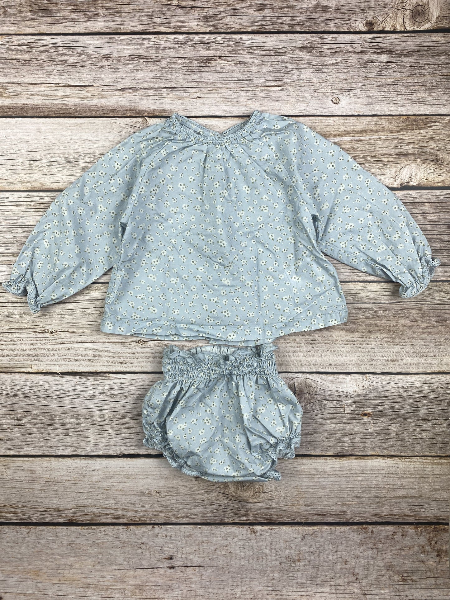 Set camicia manica lunga e culotte