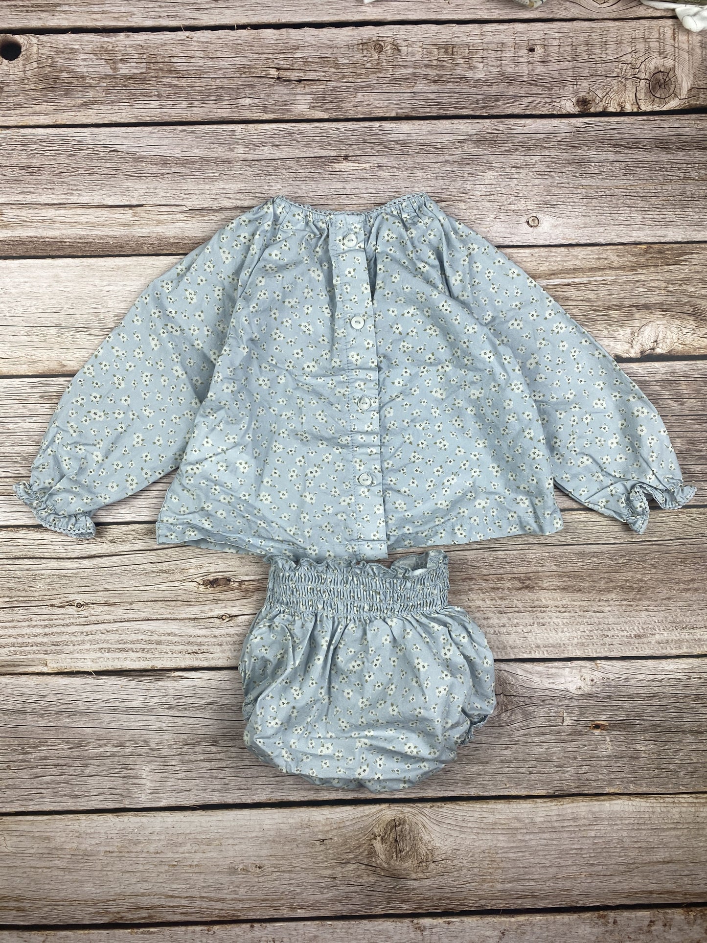 Set camicia manica lunga e culotte