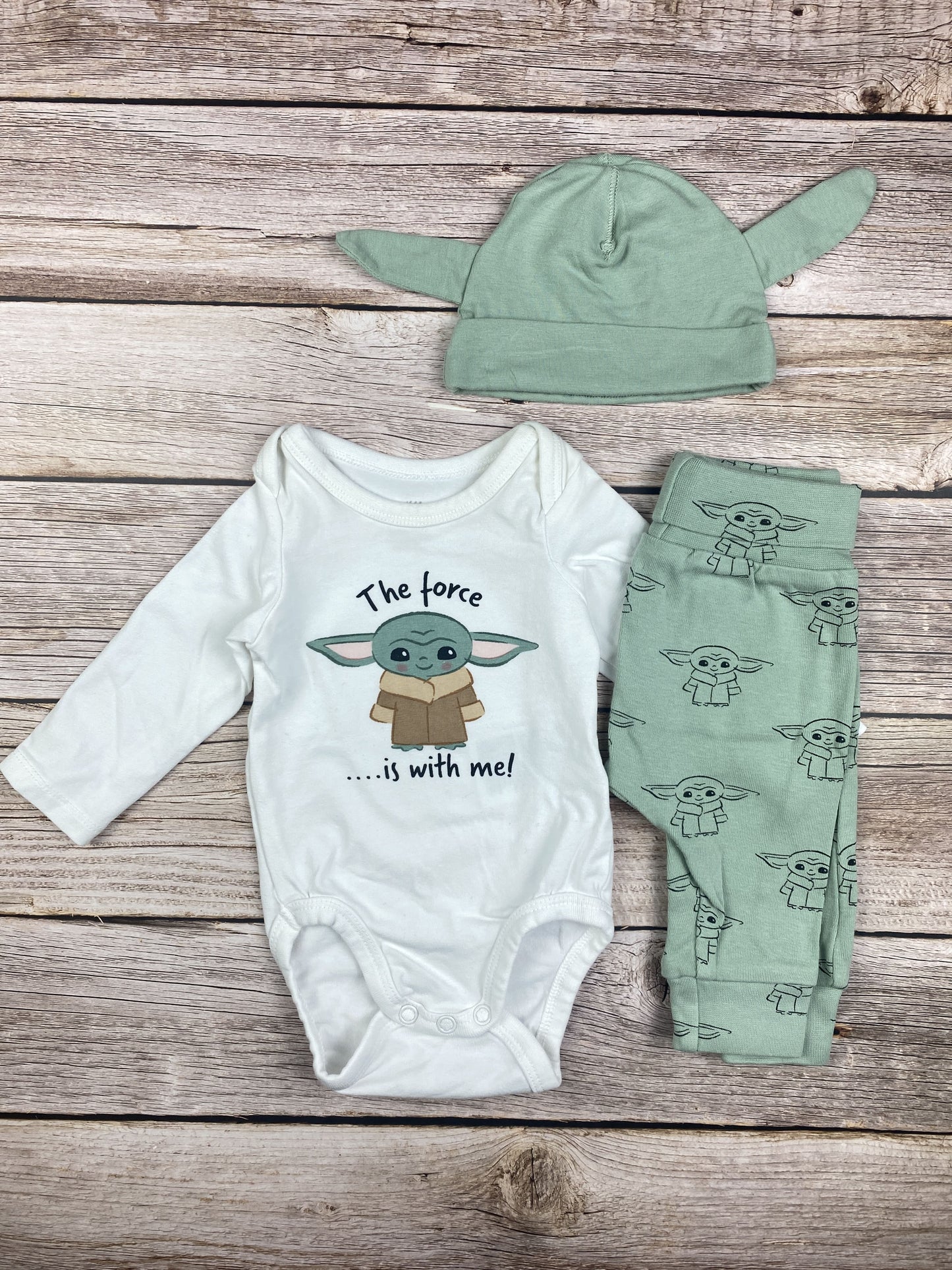 Set body manica lunga pantalone e cappellino