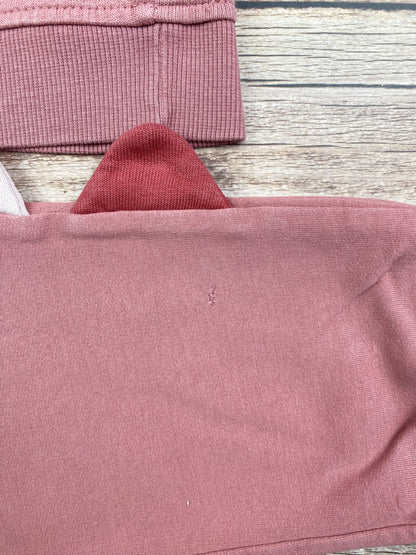 Set felpa girocollo e pantalone