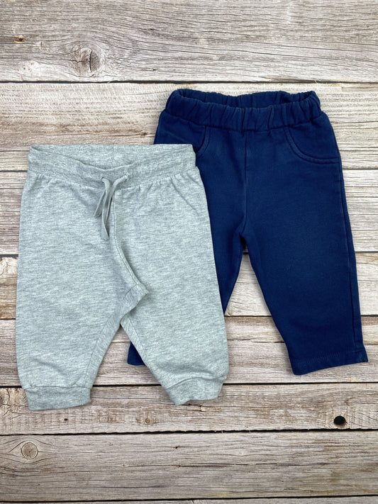 Set due pantaloni in felpa