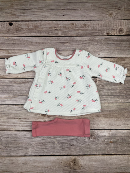Set vestito manica lunga e pantalone leggins