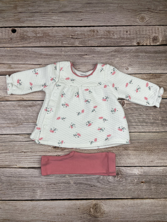 Set vestito manica lunga e pantalone leggins