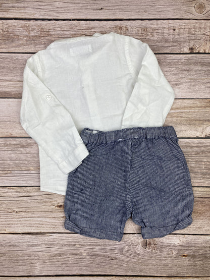 Set camicia manica lunga e pantaloncino