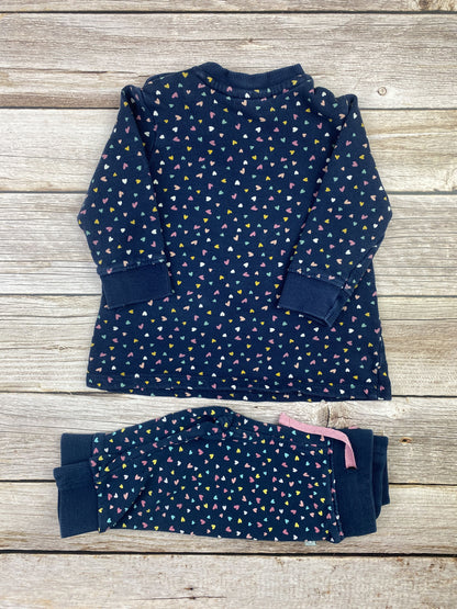 Set felpa girocollo e pantalone