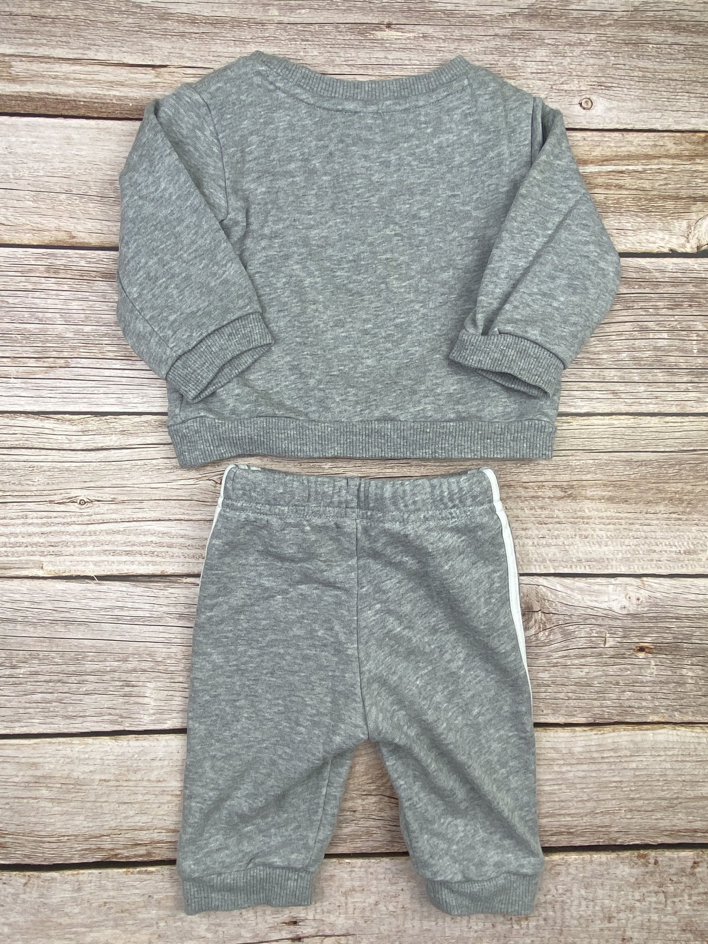 Set felpa girocollo e pantalone